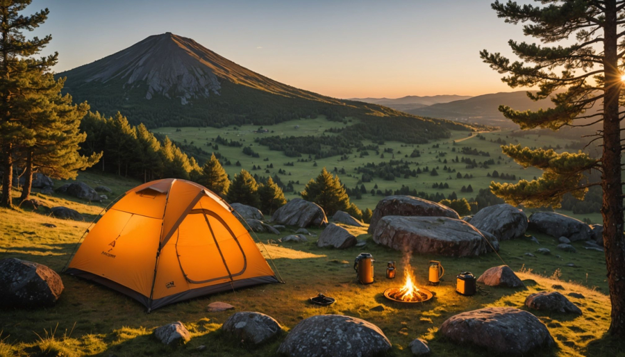 Enjoy an eco-friendly camping experience in the heart of auvergne